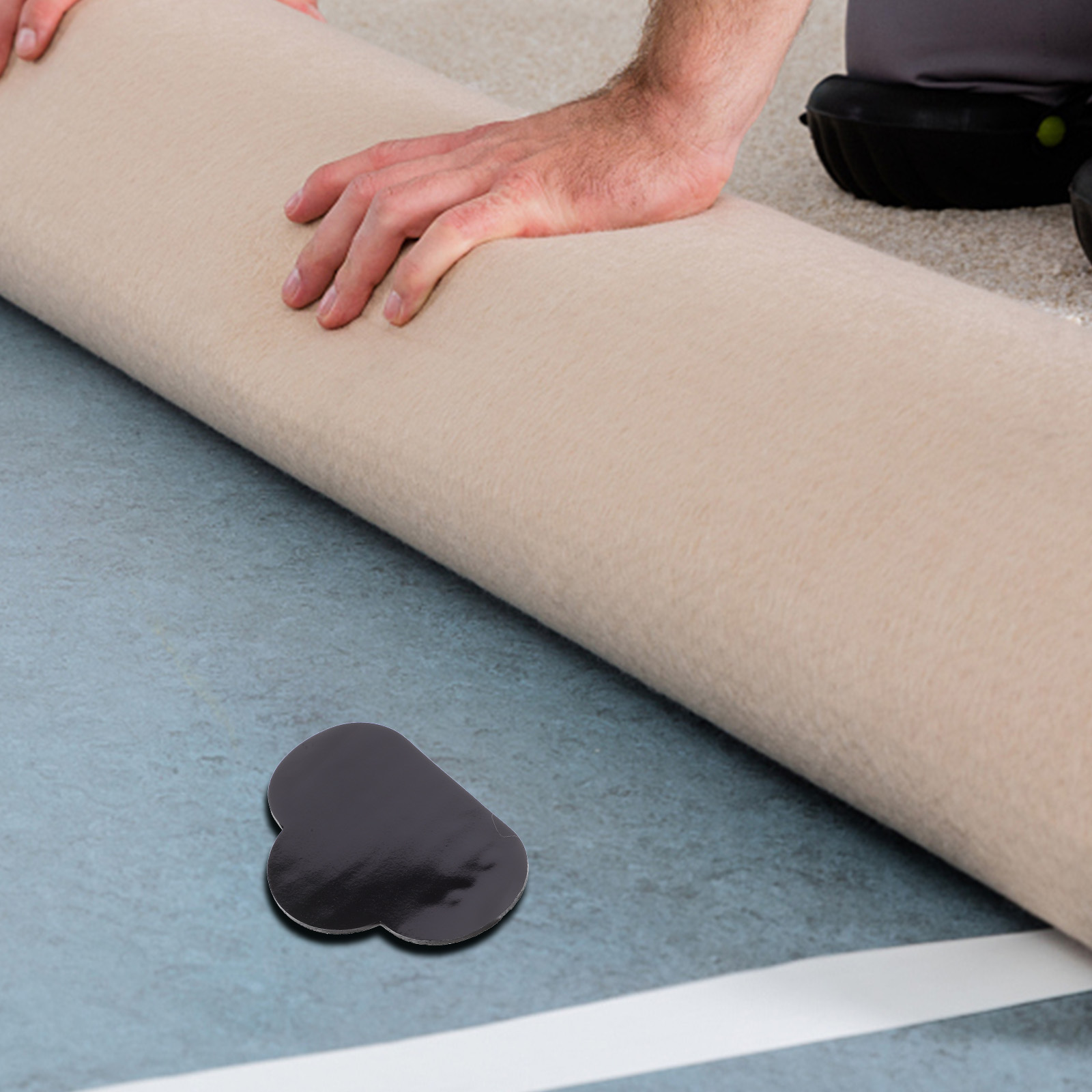 16Pcs Non Slip Pads Carpet Stickers Heart Cloud Shape Rug Holders for Hardwood Tiles Floors Area Rugs