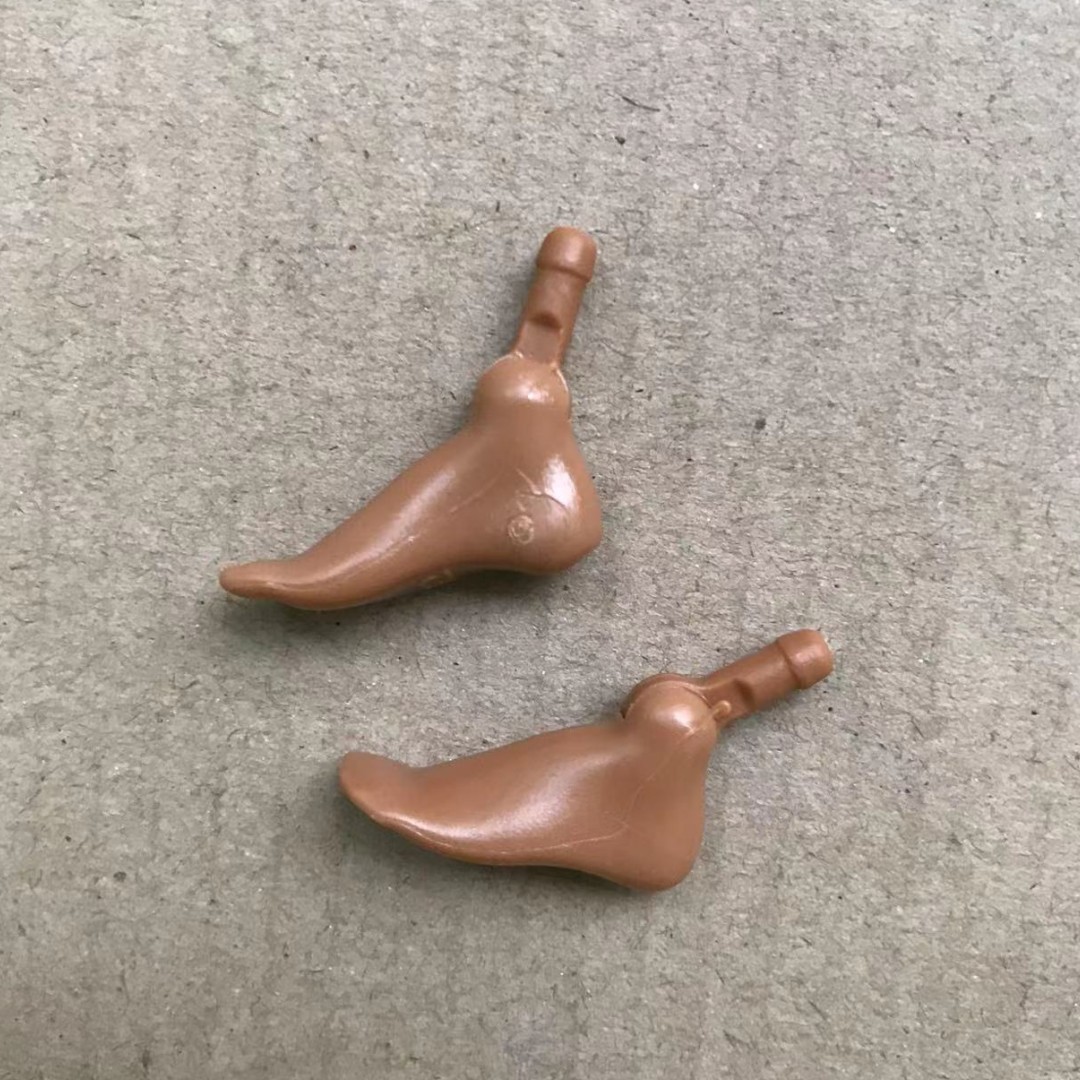 1/6 Puppe Ersatz Hände Ellenbogen Füße Schwarz Braun Weiß Beige Weiß Rosa Haut Puppe Teile Original Puppe Zubehör