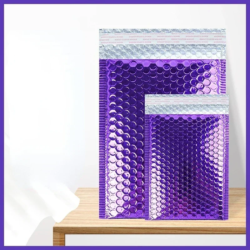 Bolsas de sobre de espuma de película aluminizada, sobres de envío acolchados con autosellado, 10 piezas, 15x18CM