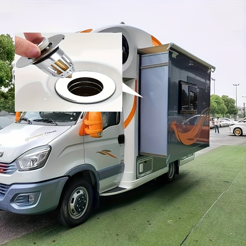 Universal Rebound Drain Plug Filter Basin Pop-up Chrome Sink Filter with Hair Catcher Bathroom Sink Drain Stopper Easy Push Type