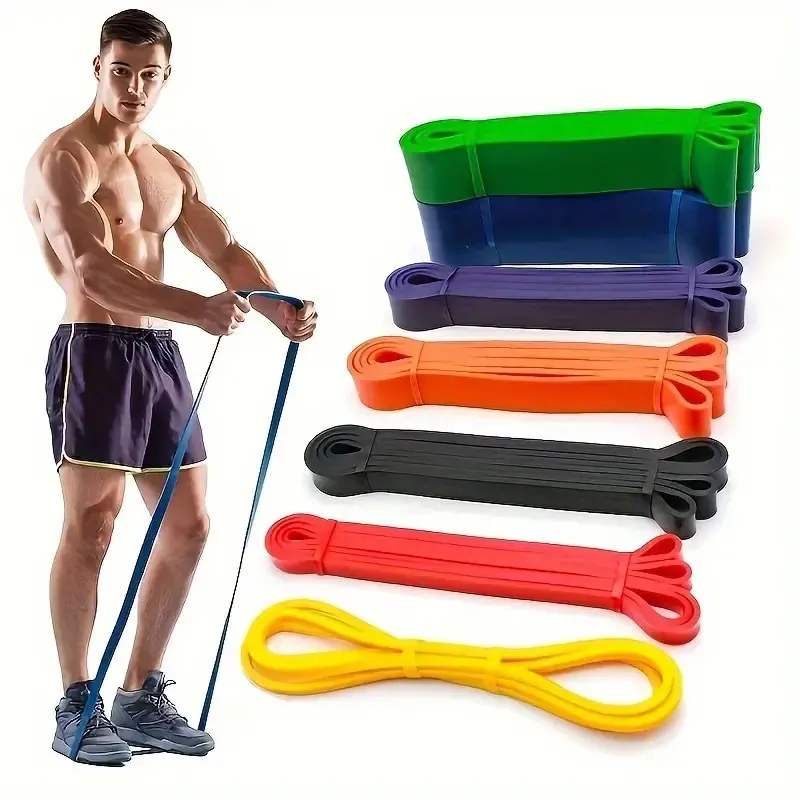 1 PC Fascia elastica in lattice Fascia per tirare fitness Fascia di resistenza per esercizi Pullup Cavo elasticizzato Fascia elastica Cavo per tirare TPE