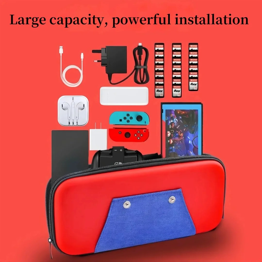 Slim Travel Case for  Switch 2 Accessories, Waterproof EVA Hard Shell  Protective Carrying Storage Hand Bag NS 2，Switch 2 casing