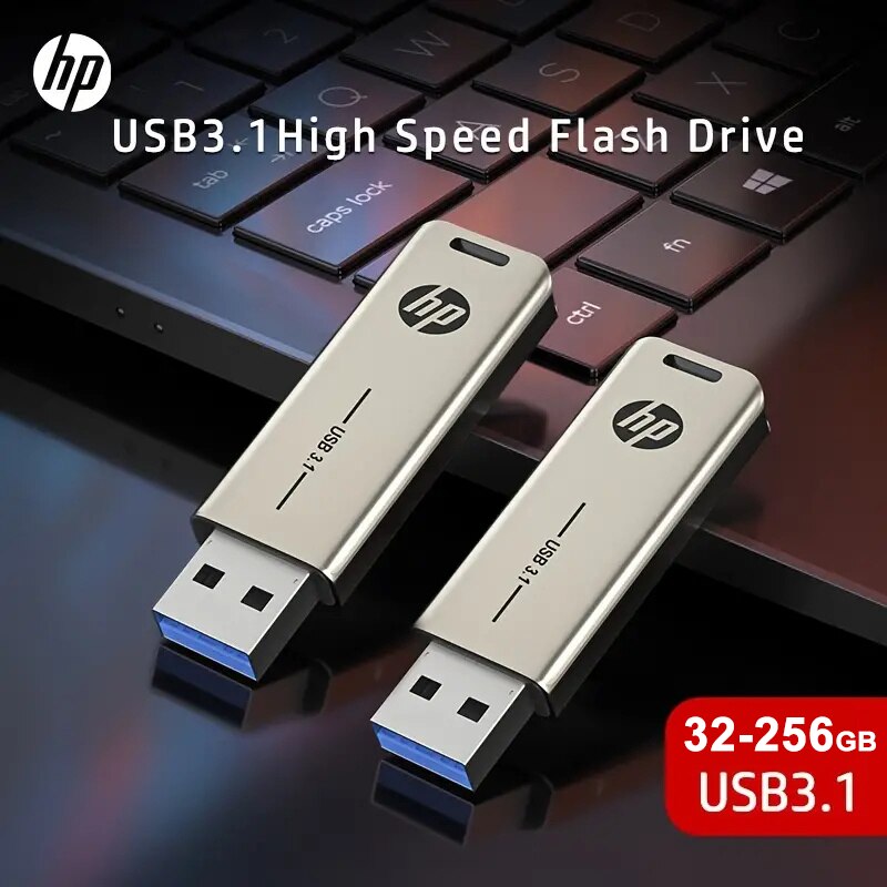 USB-USB-USB-Stick, 3,1, Metall, USB-Stick, 32GB, 64GB 128, 256, USB-Stick