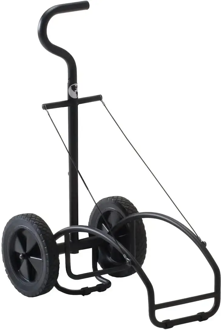 Massage Table Traveler Cart - Sturdy Platform with Large Rubber Wheels & Telescoping Handle / Fits Most Brands & Sizes