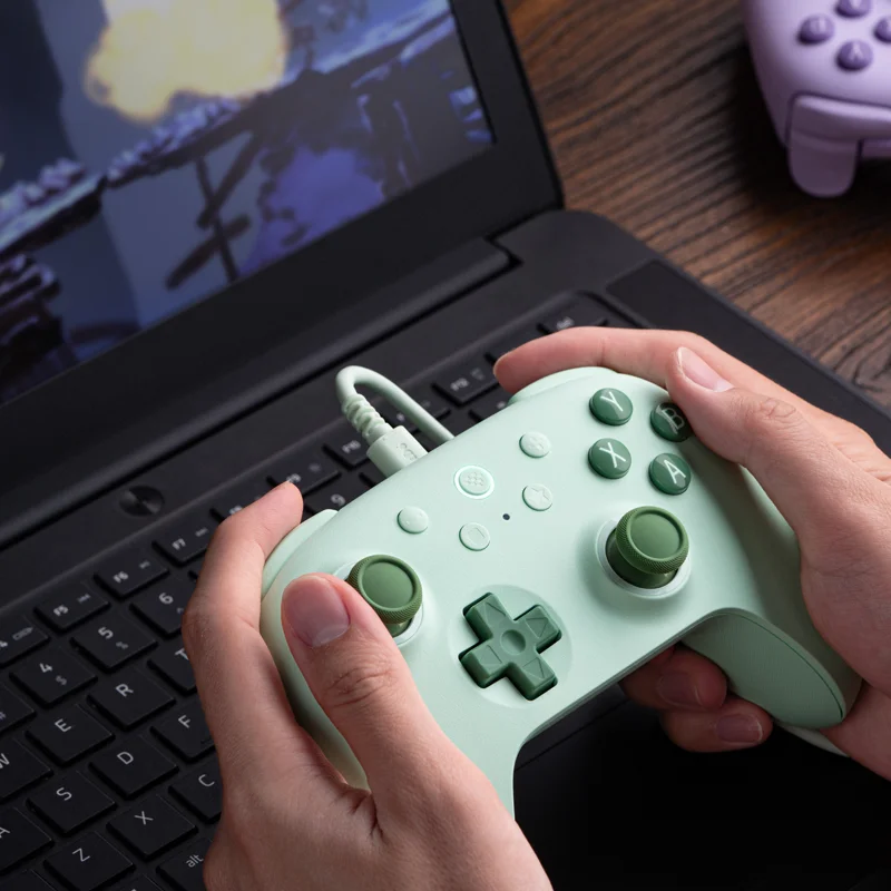 8BitDo - Nuevo controlador de juegos con cable Ultimate 2C para PC, Windows 10, 11, Raspberry Pi, Android