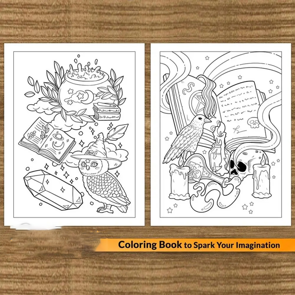 Weird Little Cuties: A Coloring Book for Adults And Teens Featuring Cute Creepy Creatures for Relaxing During Cozy Hygge Moments