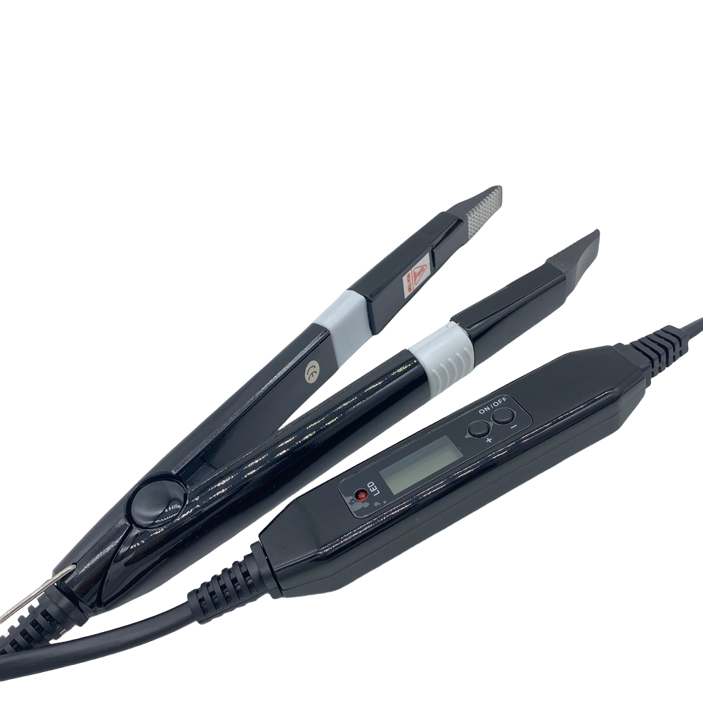Herramienta de extensión de cabello con tecnología V-Light Original, conector fácil para cinta en el cabello, herramientas de extensión de cabello humano, enchufe europeo