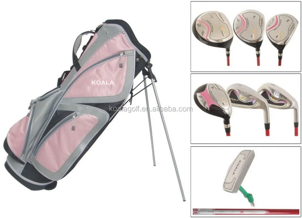 女性、コアラ、右利き、顧客のブランド、OEM、95063100のためのカスタマイズされた完全なゴルフクラブセット