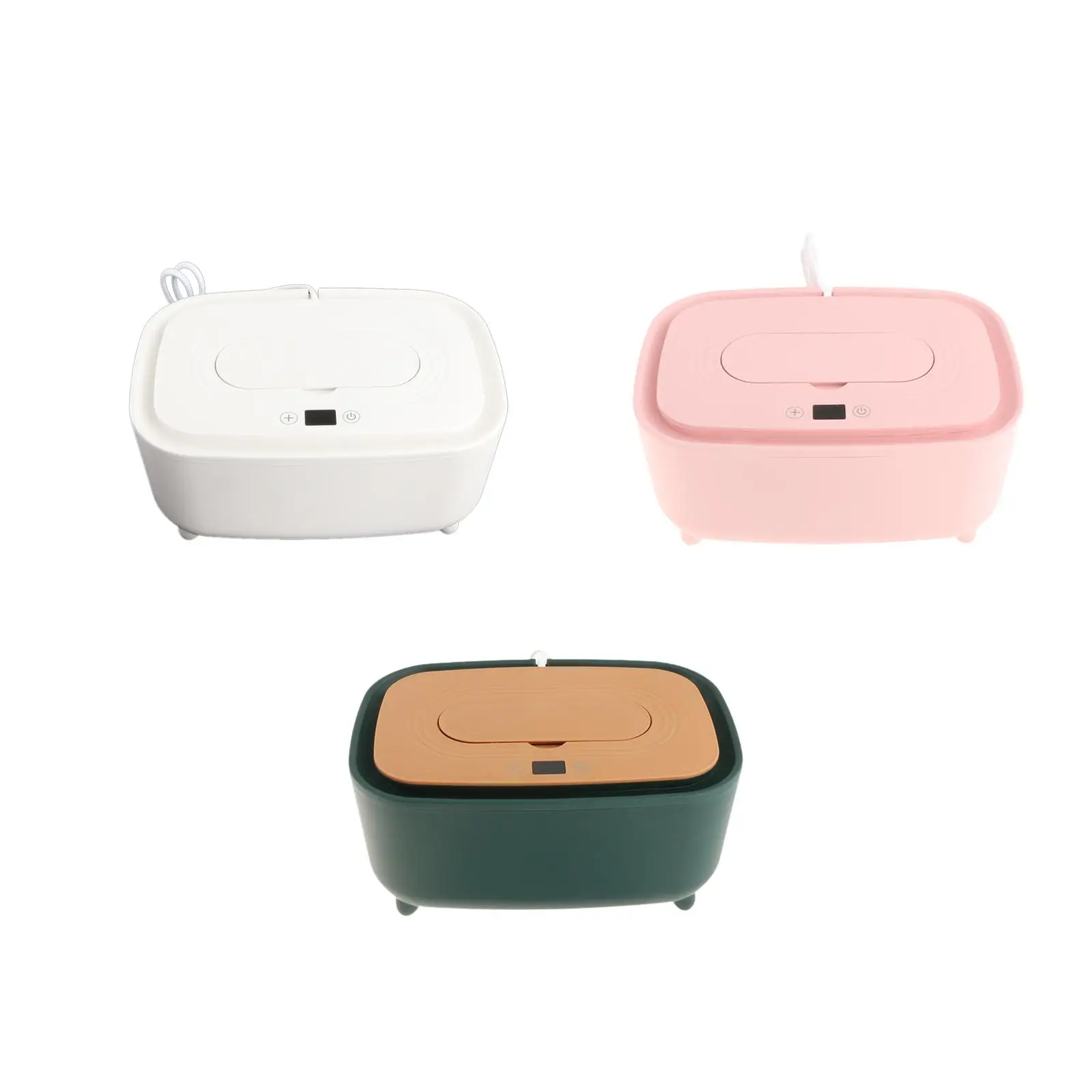 Baby Wipe Warmer Digital Display Warms Quickly Large Capacity Baby Wet Wipe Dispenser Wipe Heater, for Wet Tissue Traveling