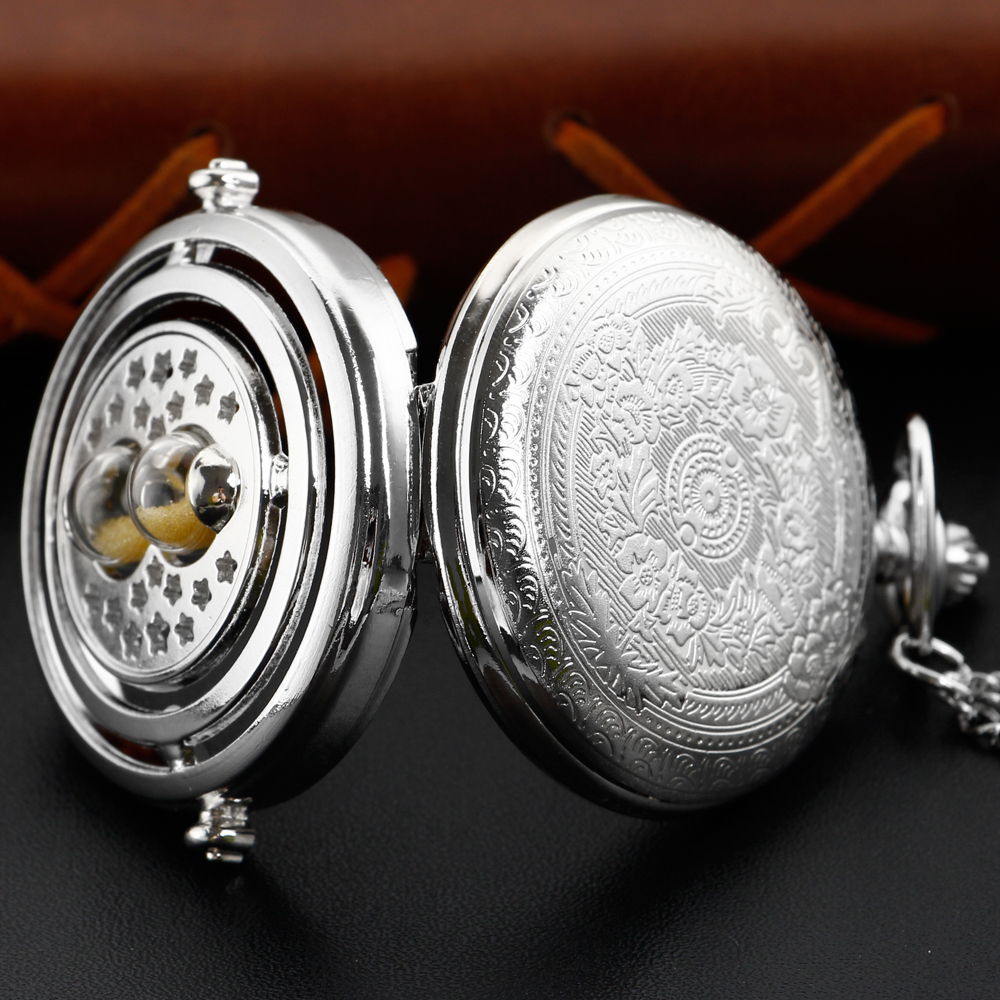 Reloj de bolsillo de cuarzo con cadena Sun Moon Time, colgante Retro para hombres y mujeres, collar, accesorios, reloj, el mejor recuerdo