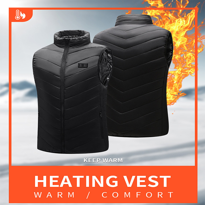 21 beheizte Weste Zonen elektrisch beheizte Jacken Männer Frauen Sportbekleidung beheizter Mantel Graphene Heat Coat USB-Heizjacke für Camping