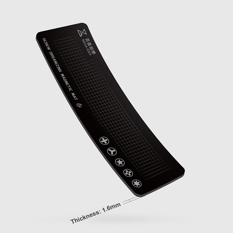 QIANLI MEGA-IDEA Universal Magnetic Repair Screws Storage Pad with Double Side Mobile Phone Maintenance Parts Organizer