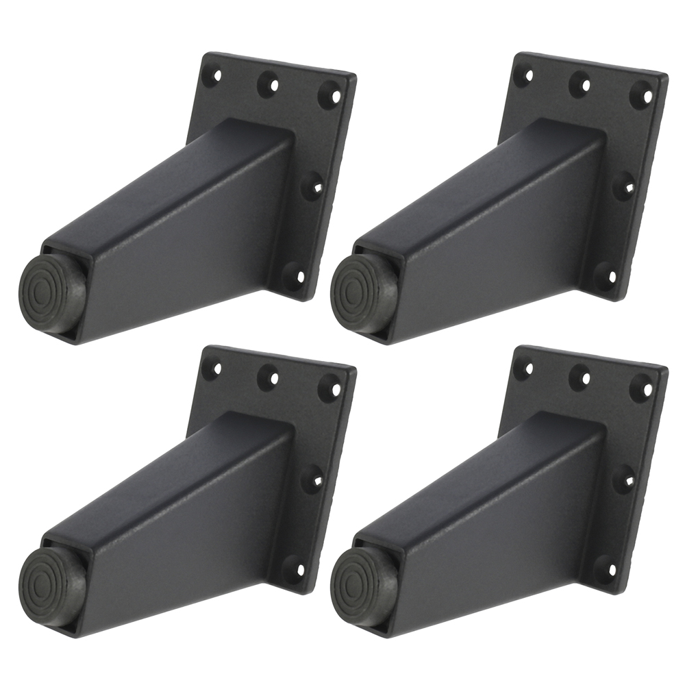 4/8Pcs Furniture Legs Pads  Aluminum Alloy Sofa Bed Feet Heavy Duty Solid Square Sloping Table Cabinet Replacement