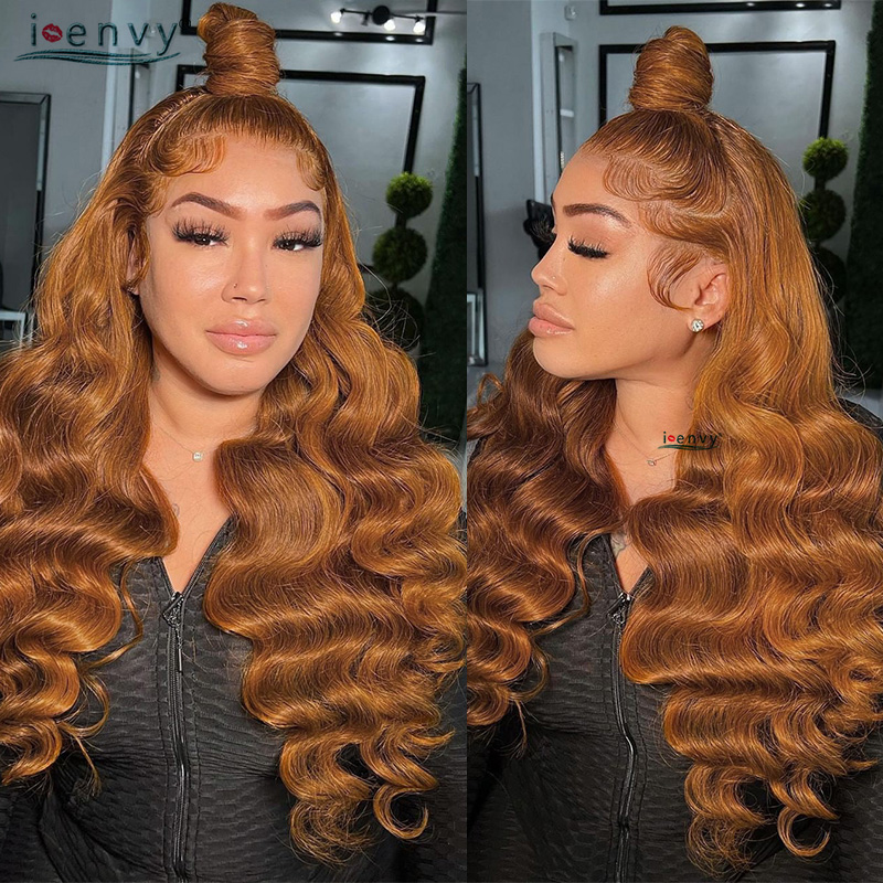 13 × 6 ジンジャーブロンドレースフロントウィッグ事前摘み取られた実体波色赤 13 × 4 Hd レースフロント人毛ウィッグバーガンディレースフロントウィッグ