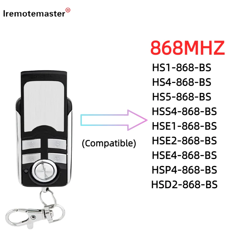 868mhz REMOTE HSE2 HSE4 868 BS ROLLING CODE REMOTE CONTROL BiSecure 868MHz GARAGE DOOR REMOTE REPLICATOR OPENING DEVICE