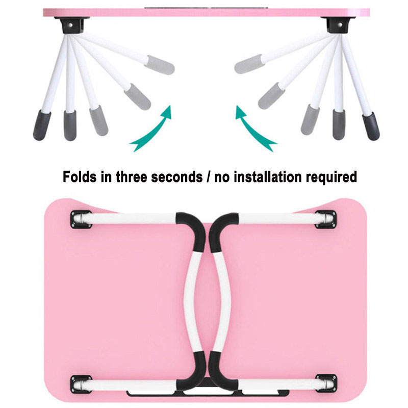 Laptop table bed desk foldable table study table