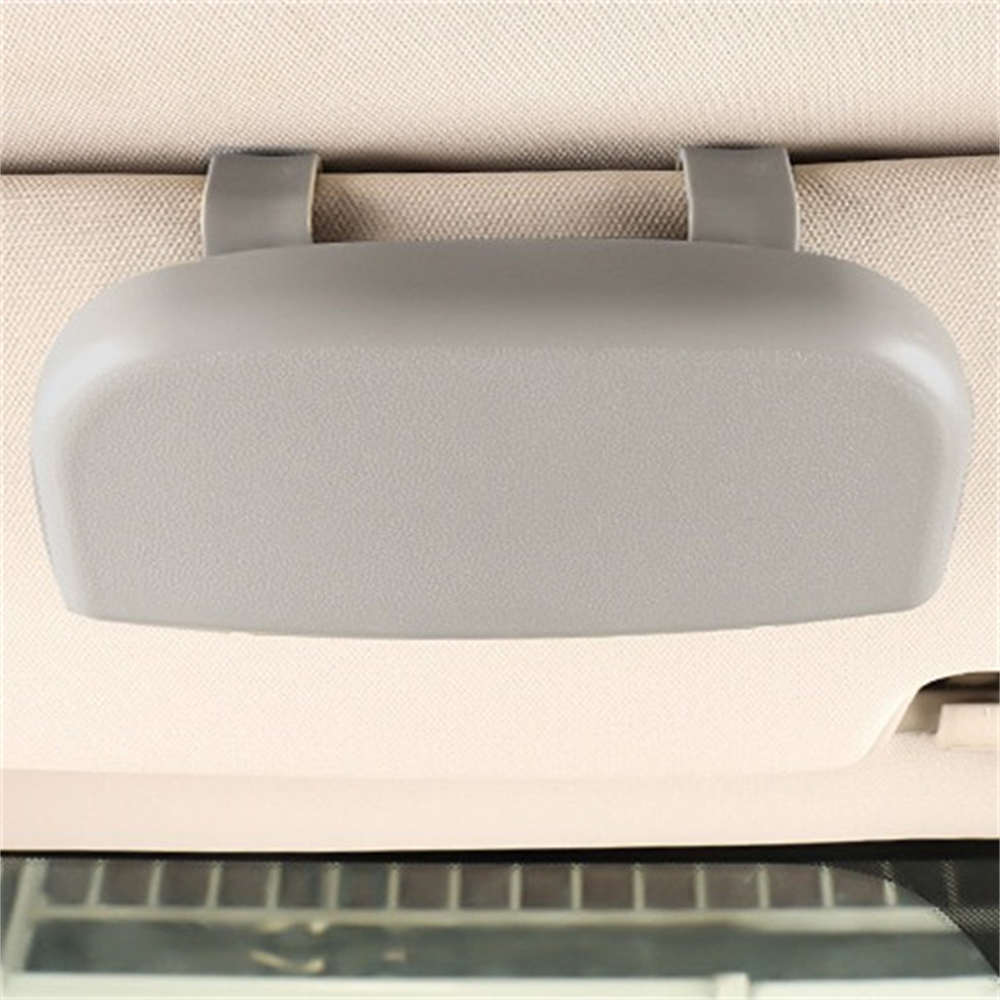 Caja de gafas de sol portátil para coche, soporte para gafas de conducción, Estuche para gafas, soporte para lentes de coche