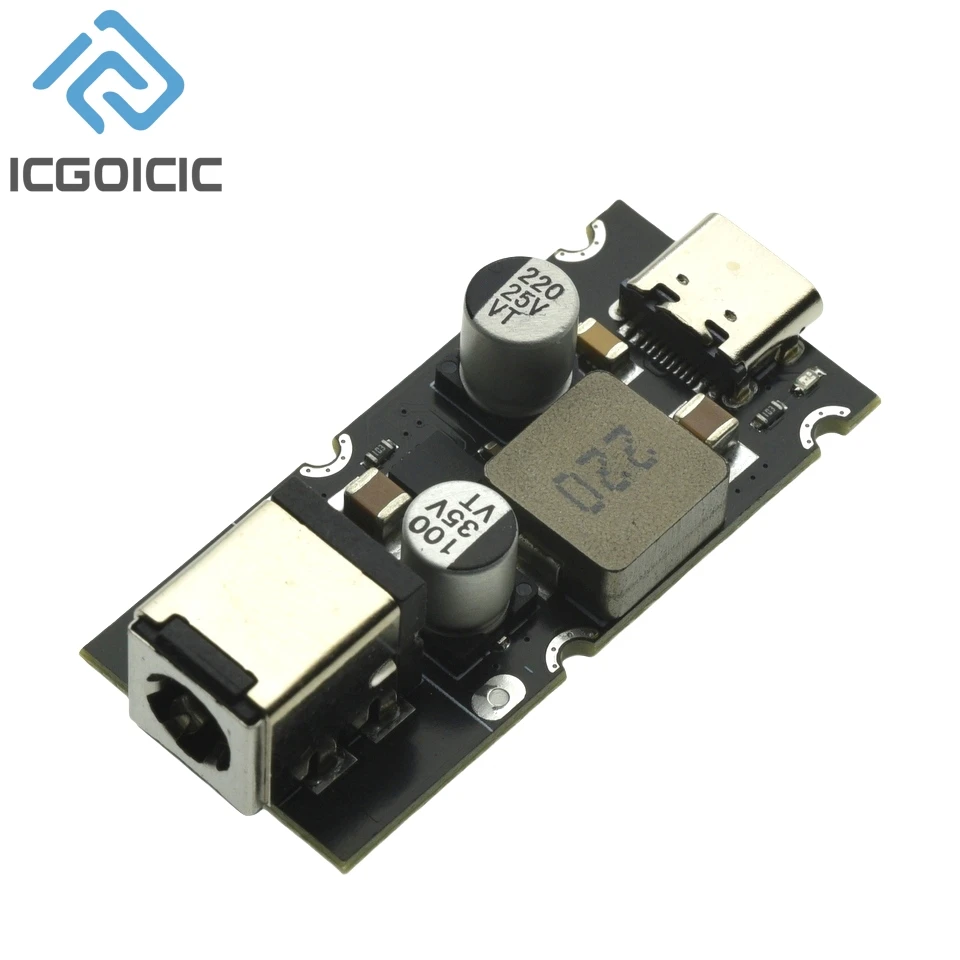 QC4.0 QC3.0 Type-C USB PD65W Fast Charging Adapter Module DC8-32V 3.25A 65W Step Down Module For Huawei SCP/FCP Apple PD