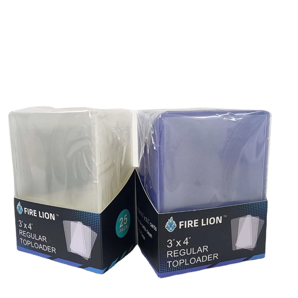 25pcs TOP Loaders Trading Card 35pt 3 "X 4" แข็งกีฬาการ์ด Protector Hard แขน Toploader สําหรับ MTGYugioh การ์ดเบสบอล