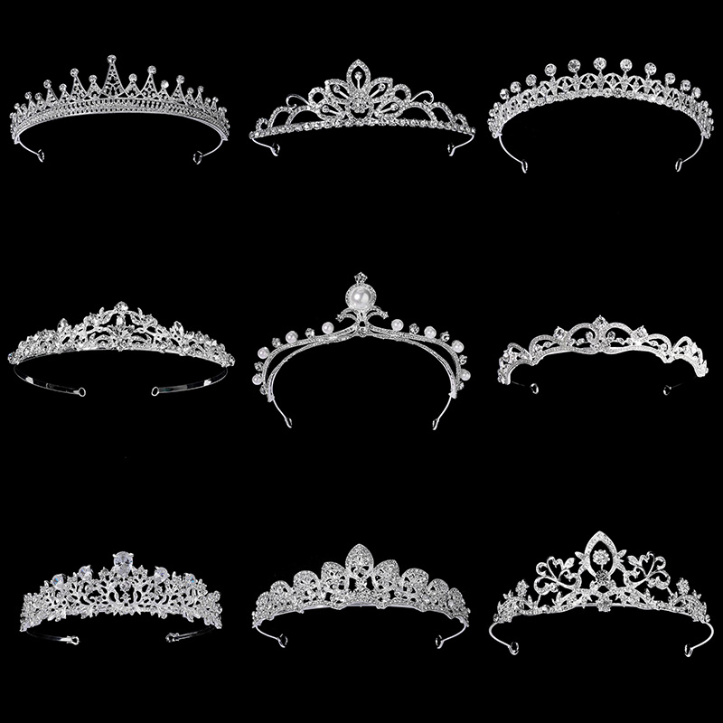 Kristall Tiara Braut Schmuck Exquisite Braut Party Strass Braut Krone Neue Haar Schmuck Frauen Kopfschmuck Haar Zubehör
