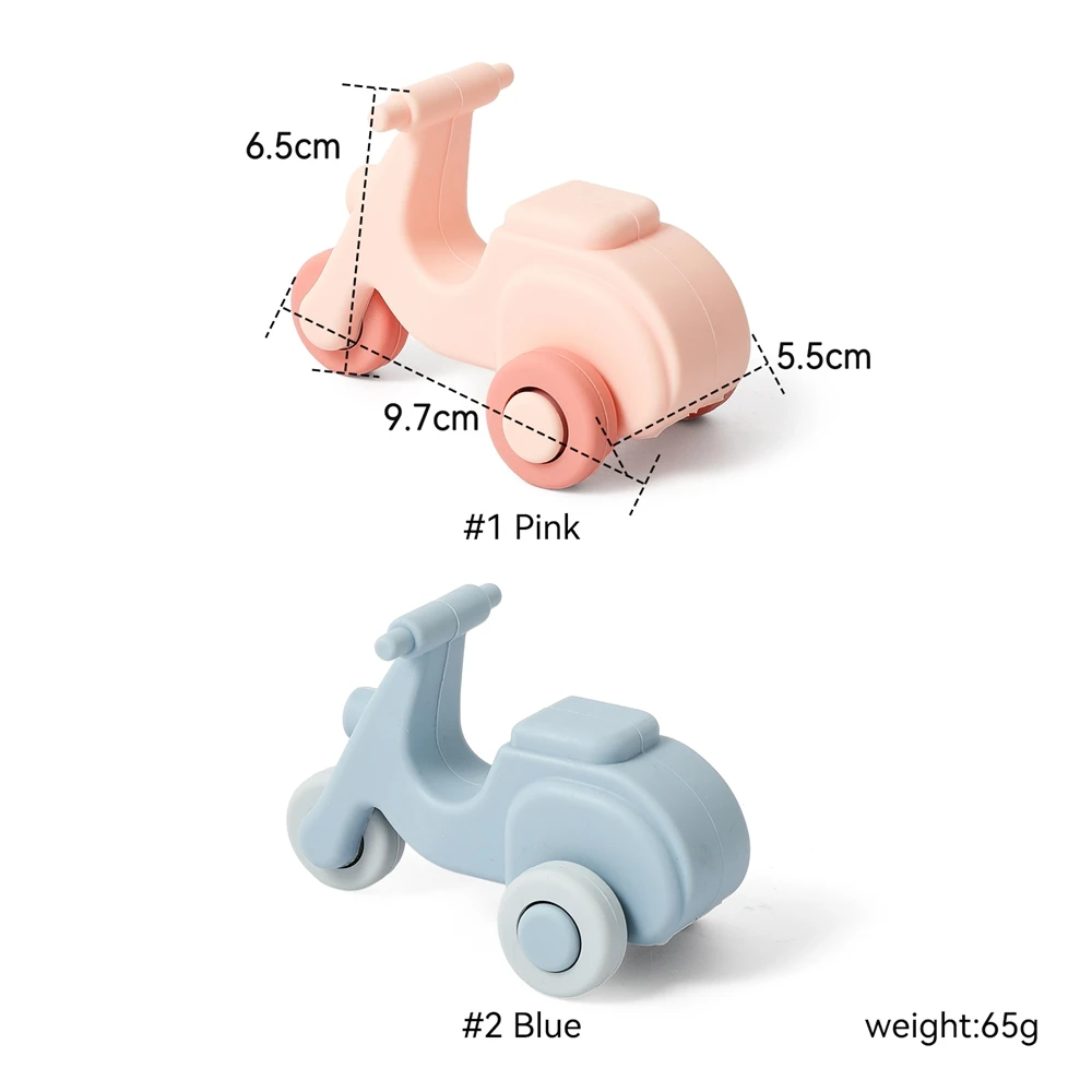 아기 장난감 몬테소리 실리콘 자동차 0 12 개월 신생아 아기 물건 실리콘 아기 Teether 장난감 자동차 교육 장난감 실리콘 블록