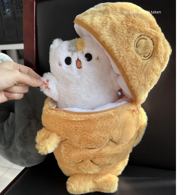 1 PC 40/60/80cm ญี่ปุ่น Taiyaki Cat Plush ของเล่นอะนิเมะแมวซ่อนเบาะกระเป๋า Ferry Bunny แครอทสัตว์ Plushie โยนหมอน