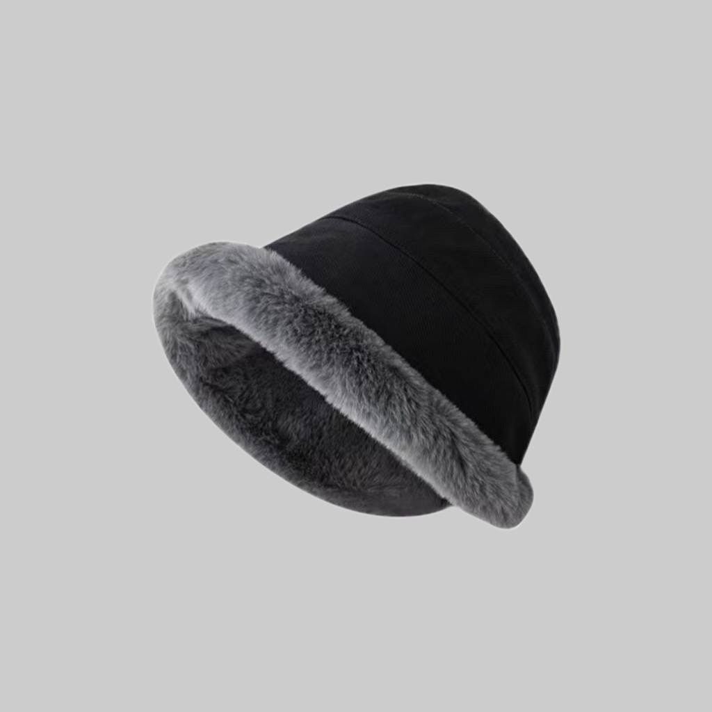 Cappello mongolo da donna autunno e inverno cappello caldo antivento stile nordico peluche spesso caldo pescatore bacino di protezione dell'orecchio