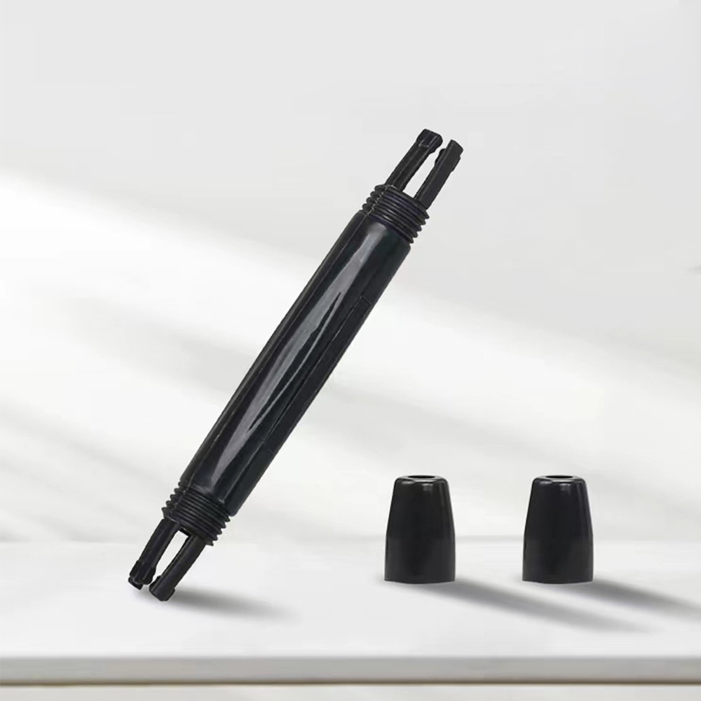 50 Stück/100 Stück Glasfaser-Fusionsschutz, runde Box, schwarz/weiß, für Drop-Kabel, Glasfaser, verschmolzen, rund