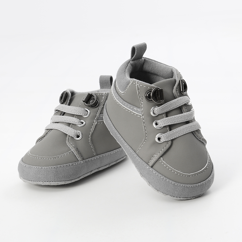 Baby Turnschuhe Kleinkind Jungen Mädchen Sport Schuhe Kleinkind Casual Baumwolle Sohle Anti-slip PU Erste Wanderer Kriechen Krippe Basketball schuhe