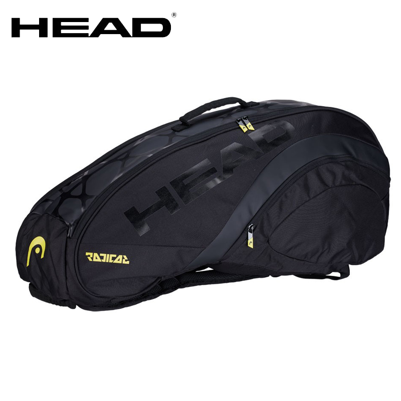 Genuine HEAD-Bolsa de Tenis de gran capacidad, mochila para raquetas de Tenis, 25 Aniversario, edición limitada, paquete de 6