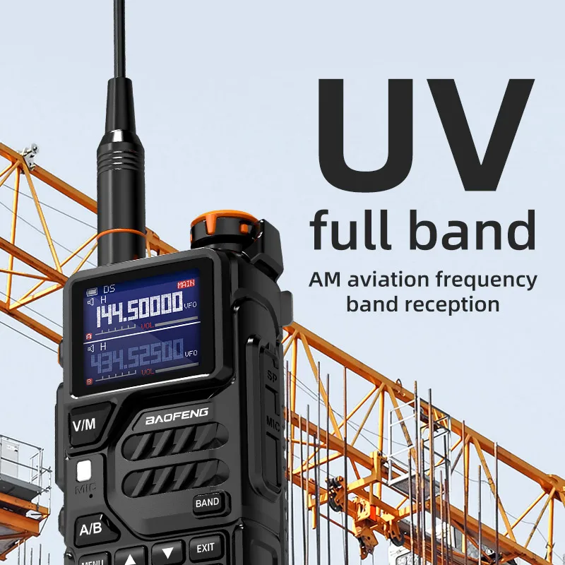 Baofeng uv k5 plus 10w walkie talkie air band drahtlose kopie frequenz mit großer reichweite funkgerät typ-c uv 5r uv k5 pro uv k5 plus