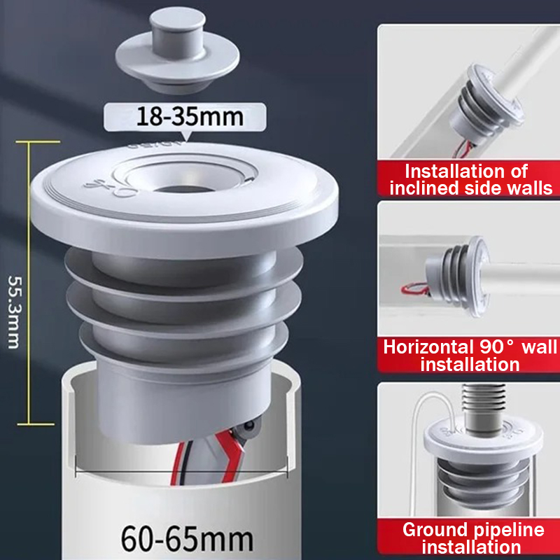 Силиконовое уплотнительное кольцо для канализации в ванной комнате, кухонная раковина, заглушка для канализационной трубы, пробка для стиральной машины, защита от запаха, уплотнительная заглушка для слива в полу