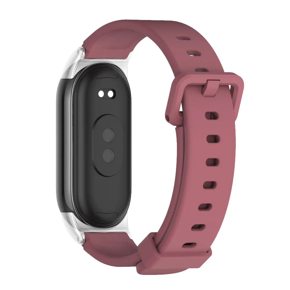 Strap For Xiaomi Mi Band 8 nfc Silicone Wristband Mi band 9 Bracelet Replacement For Xiaomi Smart Band 8 9 Wrist Color Strap