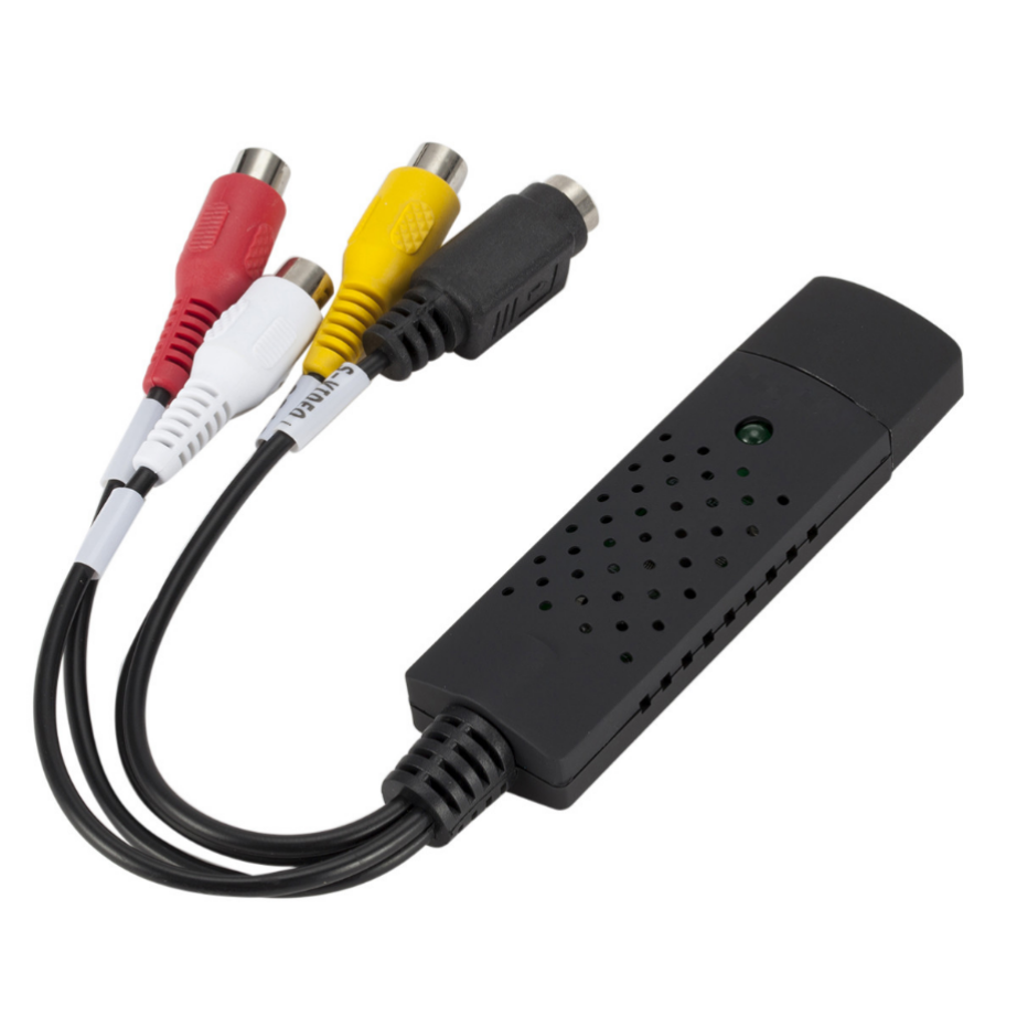USB 2.0 VHS To DVD Converter Convert Analog Video To Digital Format Audio Video DVD VHS Record Capture Card Quality PC Adapter