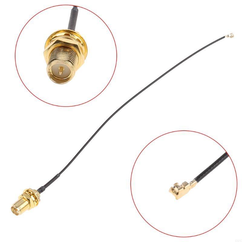 RP-SMA-Stecker, 868 MHz, 5 dBi, kabellose Antenne, Router-Antenne + 15 cm RP-SMA-Buchse auf IPX 1,13-Kabel