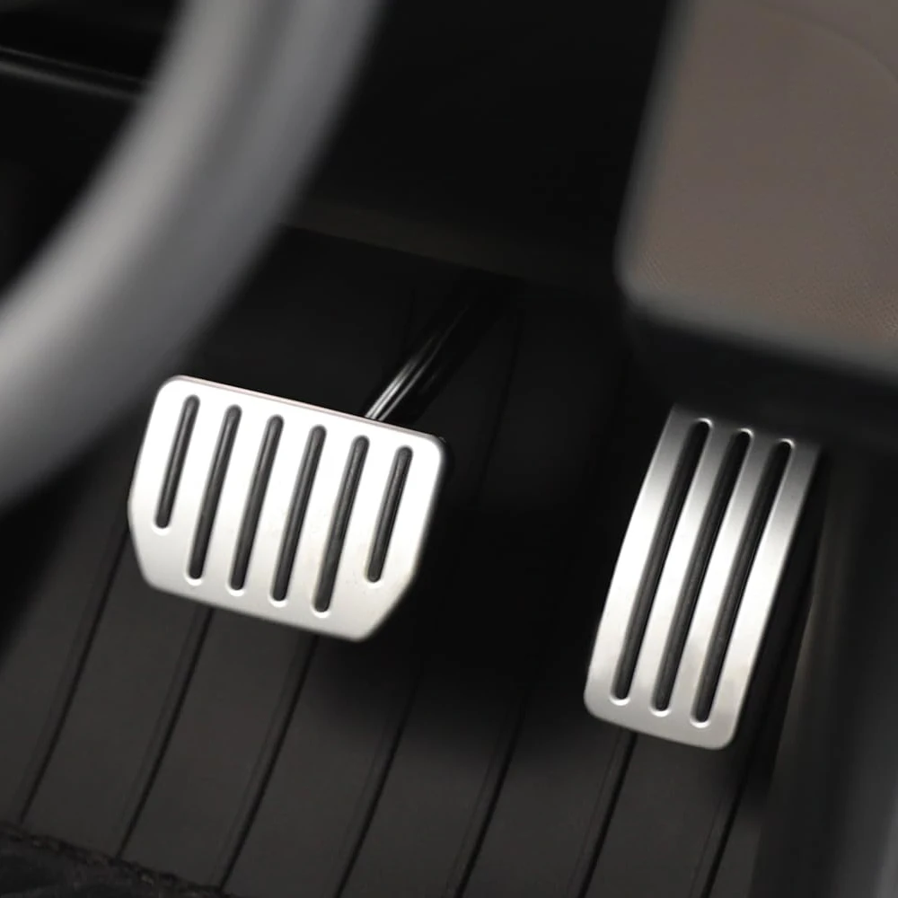 Aplicável para tesla modelo 3/y/2024 renovação 3 acelerador freio resto pedal de freio anti deslizamento e resistente ao desgaste acessório capa
