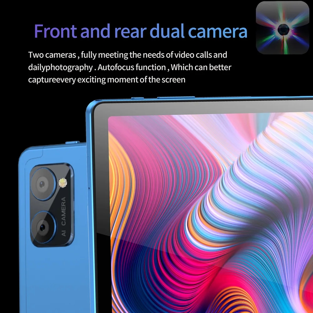 BDF-Y7 Pad New 10.1 Inch 5G Android Tablets Octa Core 8GB RAM 256GB ROM 4G LTE 5G WiFi Tablet Pc Double SIM Dual Cameras 8000mAh