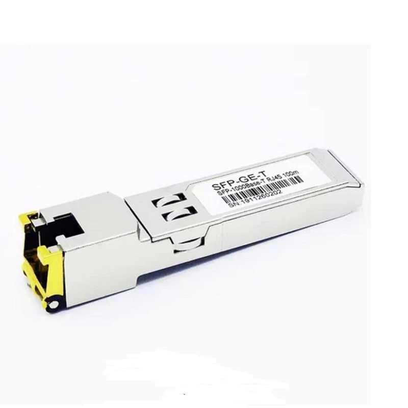 Moduł światłowodowy SFP Port Ethernet Moduł RJ45 1000BASE-T Złącze przełącznika Miedź Kompatybilny z Cisco/Mikrotik Gigabit Ethernet