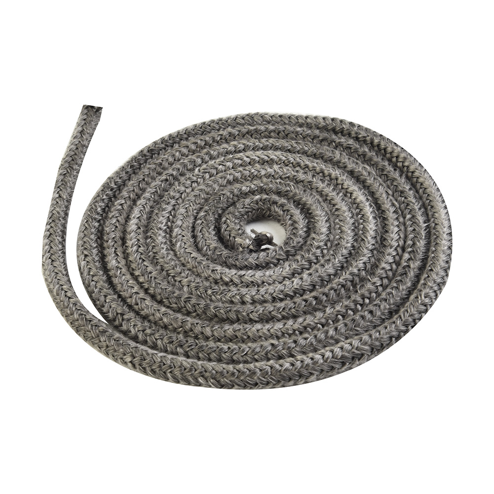 6/8mm Fireplace Sealing Rope Gasket Cord Stove Door Fireplace Cord High Temperature Woodburner Sealing Rope Replacement