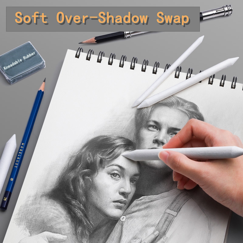 ผสม Stumps และ Tortillions กระดาษ Art เครื่องปั่นกระดาษทรายดินสอ Sharpener Pointer สําหรับศิลปิน Charcoal Sketch Drawing เครื่องมือ