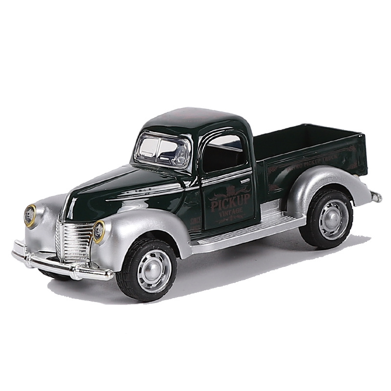 1:32 Alloy Pickup Truck Model Children's Toy Car Decoration Pull Back Car Model Boy Toy Die Cast Educational Toy