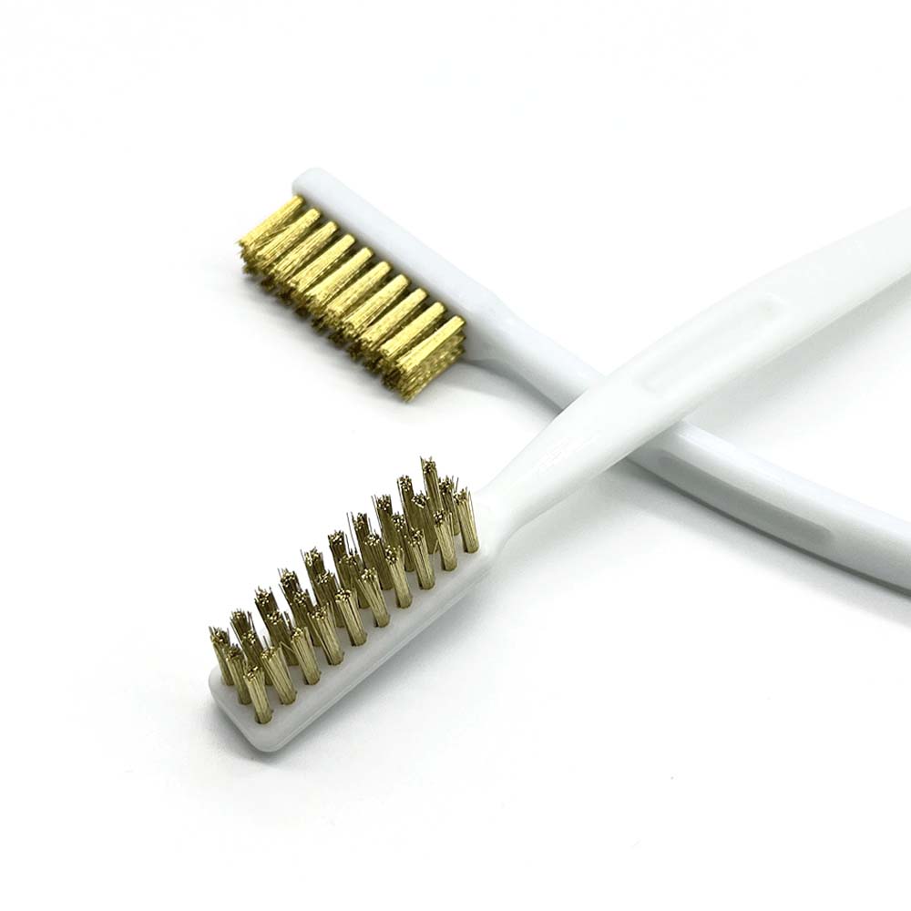 Ferramenta de impressora 3d bico escova fio cobre escova limpeza bocal bloco aquecimento hotend hotbed limpador derusting acessórios