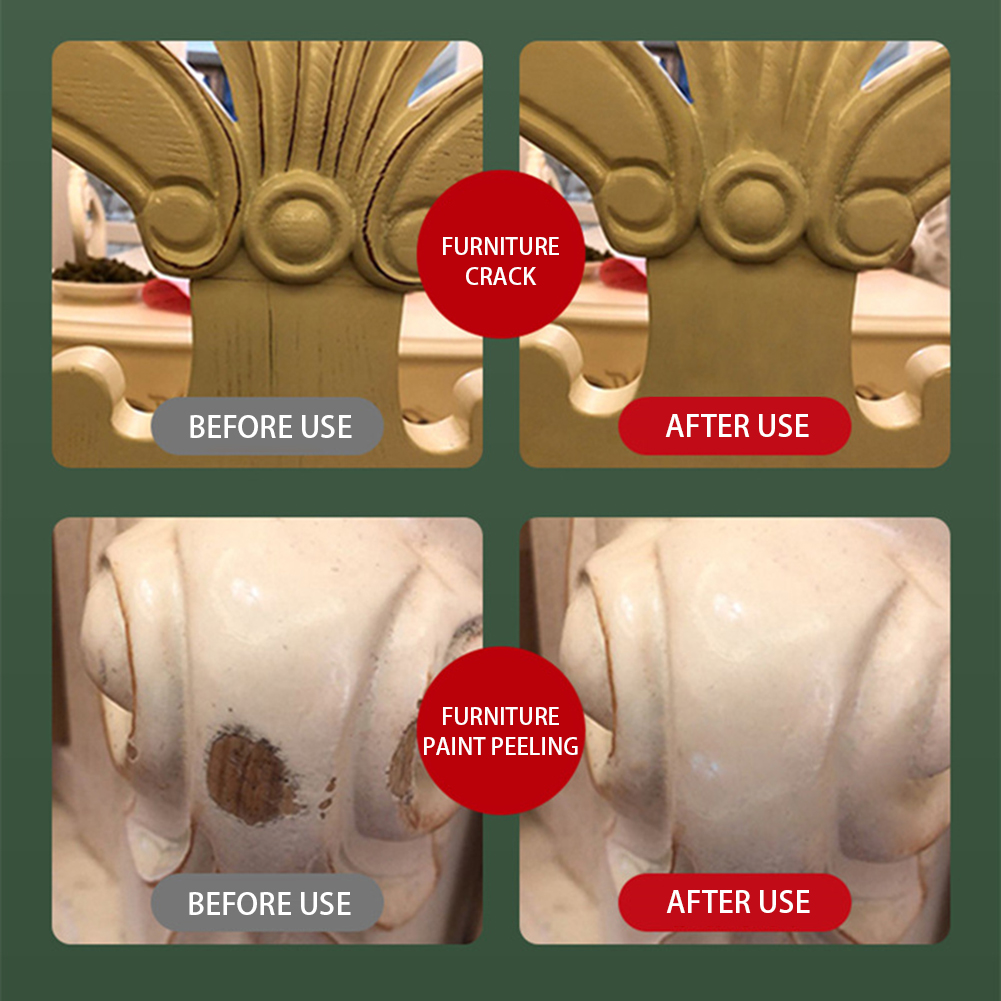 25g Floor Repair Agent Paste for Furniture Easy Using Gouges Refinishing Paste for Wardrobes Desks Wood Repair Wood Stain