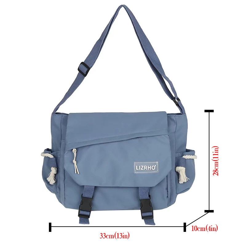 Ladies' Nylon Retro Cute Travel Postman Bag Handheld Large Capacity Shoulder Bag Versatile Crossbody Bag