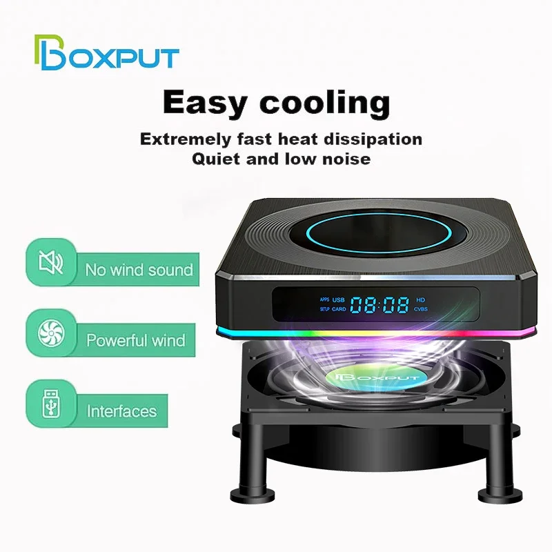 Radiador de alimentación USB, Mini ventilador de refrigeración para Android TV Box, decodificador, inalámbrico, silencioso, superventas, TVBox Cooler 2025