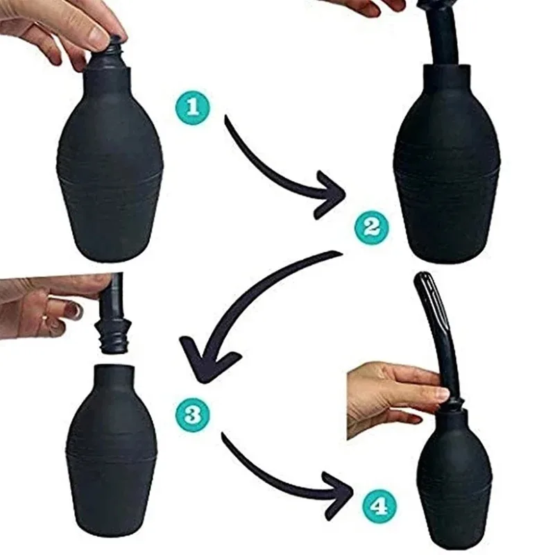 Bidé portátil de pequeña capacidad, limpiador de 89ml, Enemator Rectal, jeringa de Enema, flujo de ducha, Enema, limpieza de Colon, accesorios de bidé