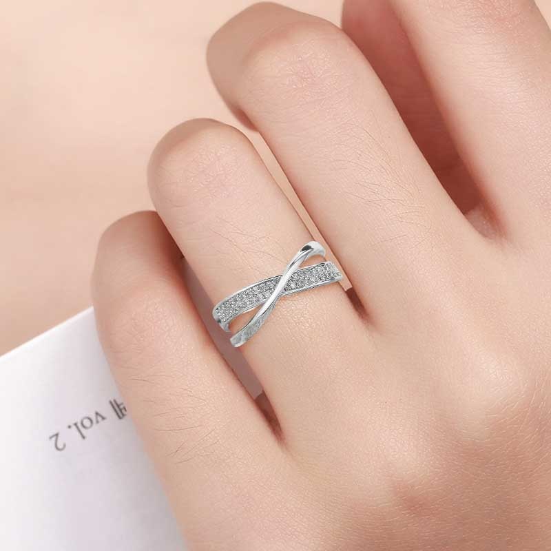 きらめくジルコンの婚約指輪 - 14K ゴールドメッキ、結婚式、パーティー、普段着に最適
