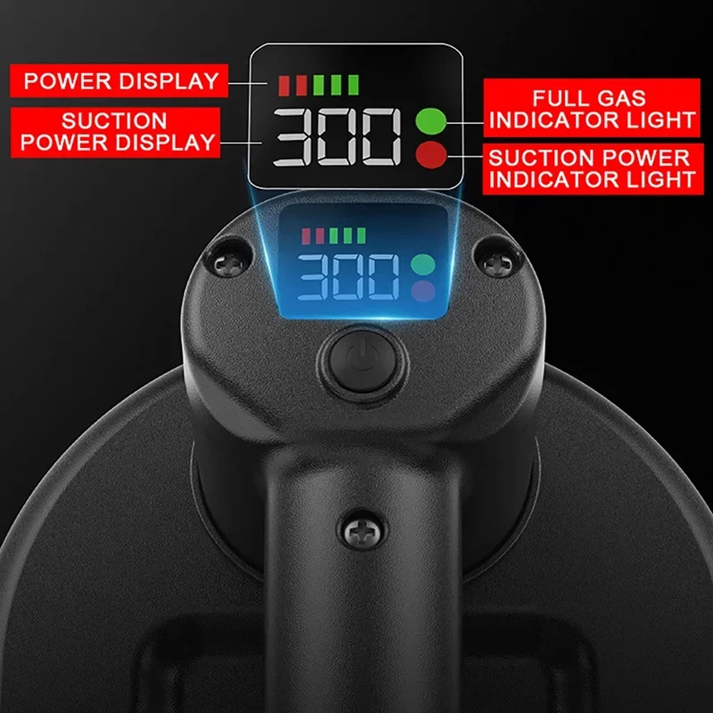 Nowy inteligentny wyświetlacz Przemysłowa elektryczna przyssawka próżniowa o udźwigu 300 kg Wytrzymały podnośnik do płytek granitowych