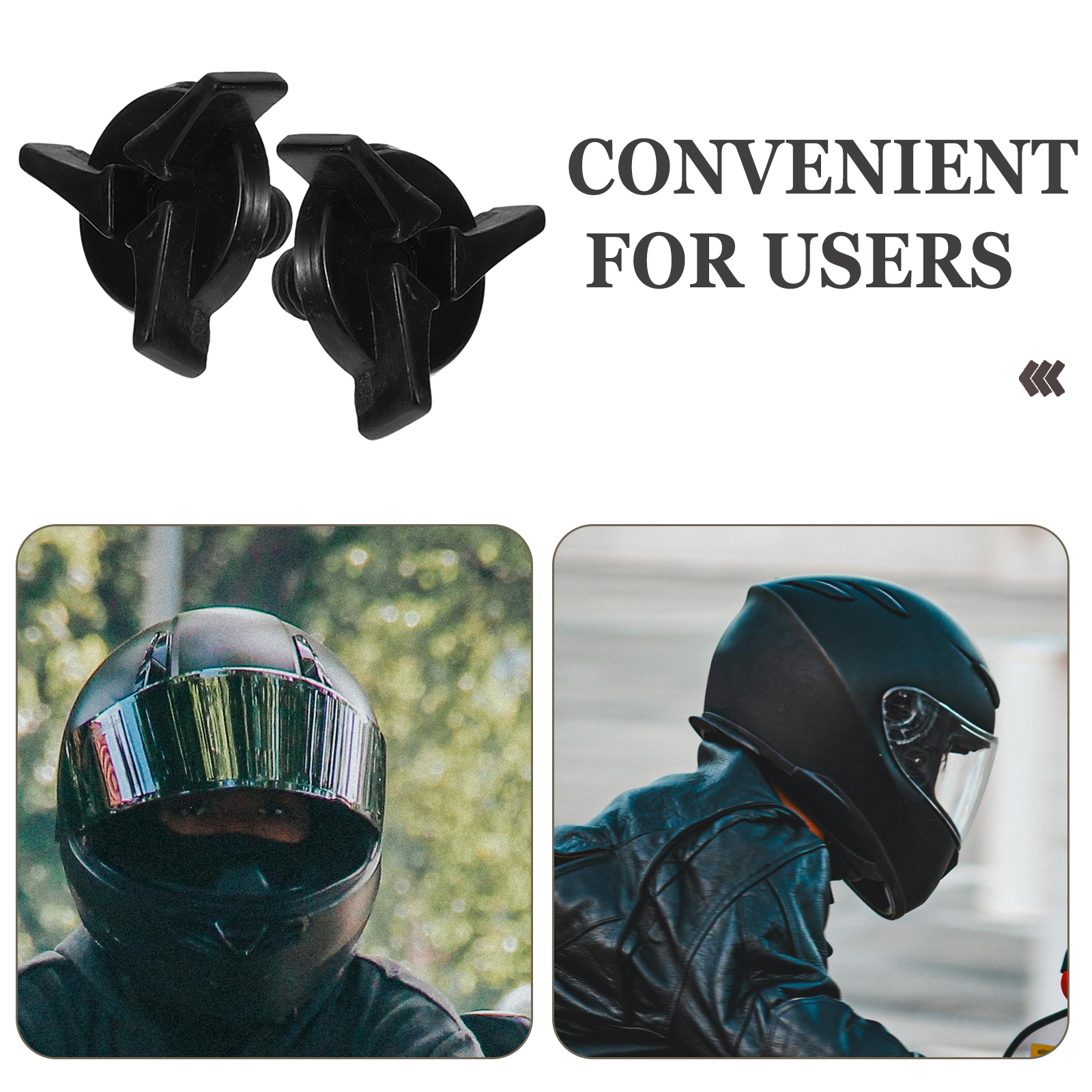 6 Pcs Helmets Off-road Screws For Visor Sun Motorcycle Replacement Parts Accessories