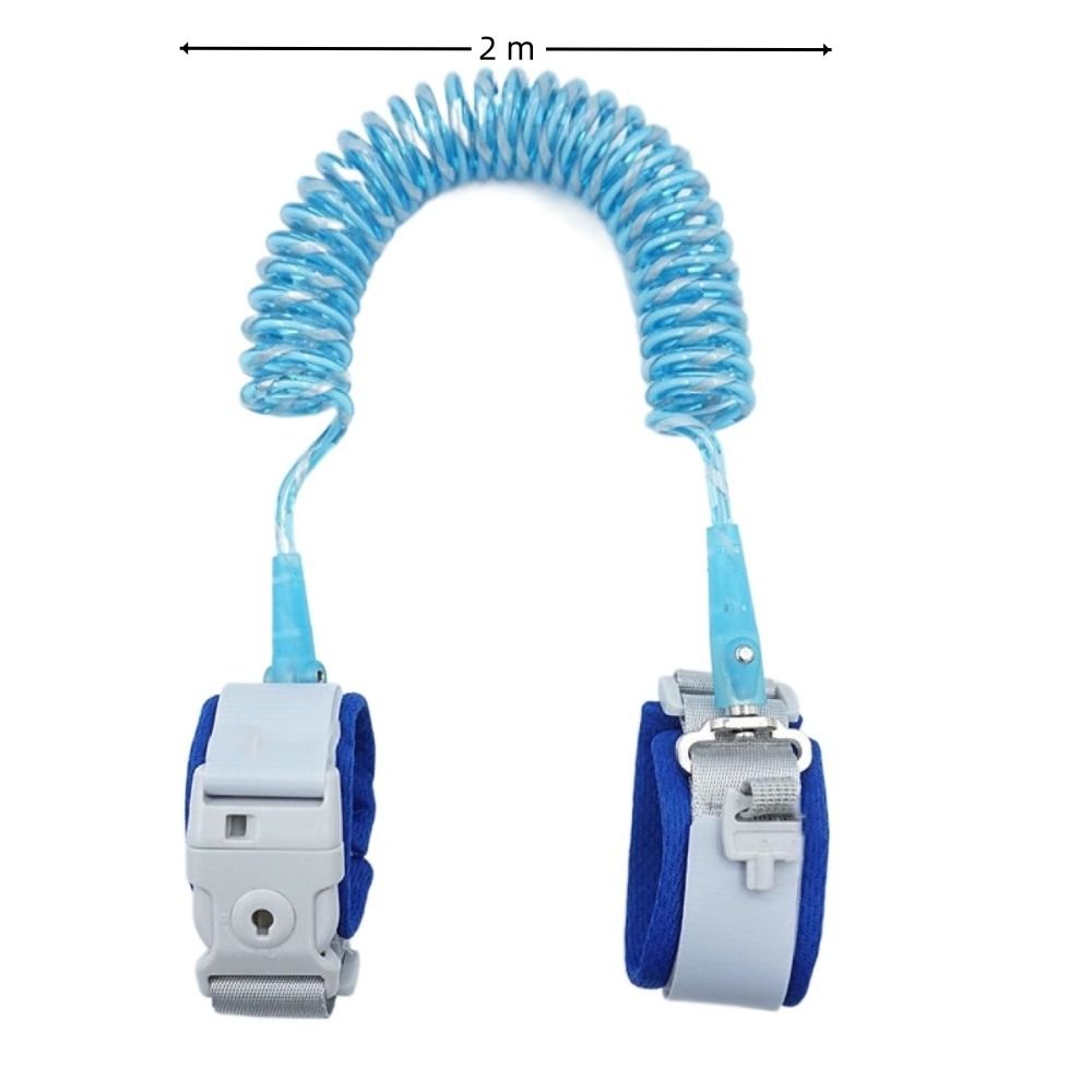 Pulseira de prevenção de perda infantil; trava de chave com corda anti-liberação; corda de tração anti-perda infantil ao sair
